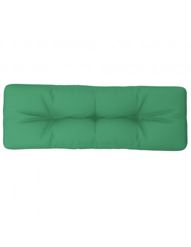 Cuscino per Pallet Verde 120x40x12 cm in Tessuto