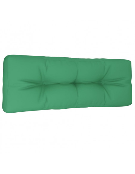 Cuscino per Pallet Verde 120x40x12 cm in Tessuto