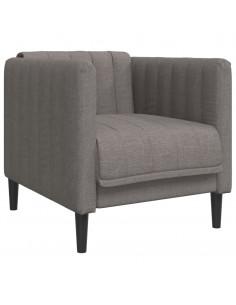 Poltrona Grigio Talpa in Tessuto 2