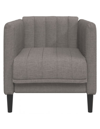 Poltrona Grigio Talpa in Tessuto