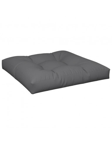 Cuscini per Pallet 2 pz Antracite in Tessuto