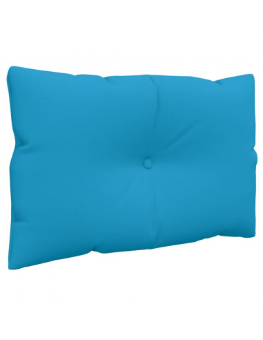 Cuscini per Pallet 2 pz Blu in Tessuto