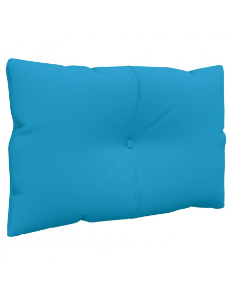 Cuscini per Pallet 2 pz Blu in Tessuto