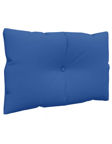 Cuscini per Pallet 2 pz Blu Reale in Tessuto