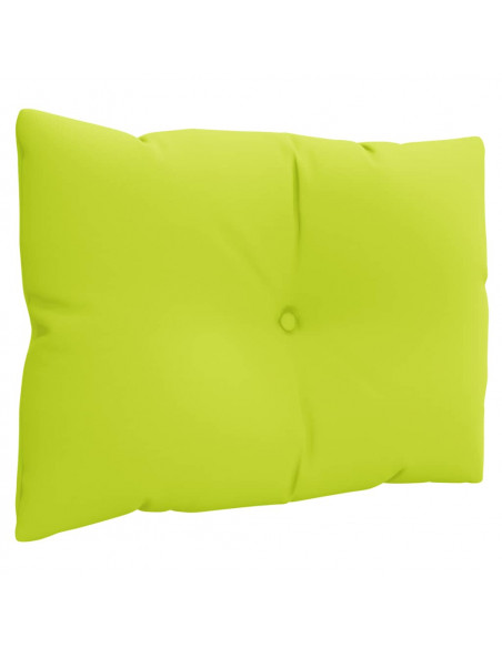 Cuscini per Pallet 3 pz Verde Intenso in Tessuto