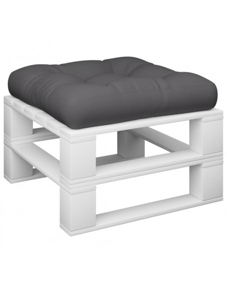 Cuscino per Pallet Antracite 60x61,5x10 cm in Tessuto