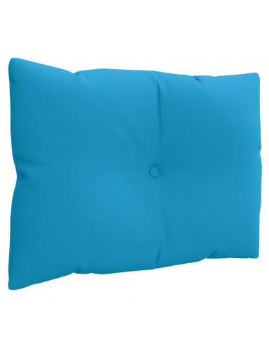 Cuscini per Pallet 3 pz Blu in Tessuto