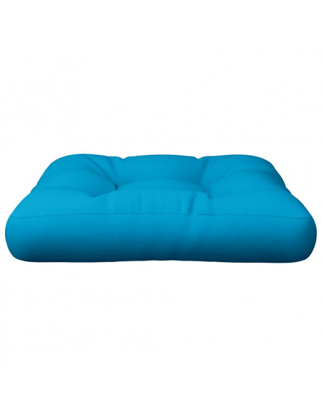 Cuscino per Pallet Blu 50x50x12 cm in Tessuto