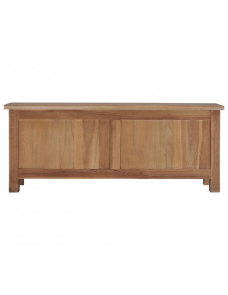Mobile Porta TV 90x30x35 cm in Legno Massello di Teak