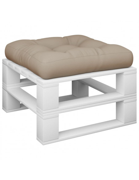 Cuscino per Pallet Tortora 60x60x12 cm in Tessuto