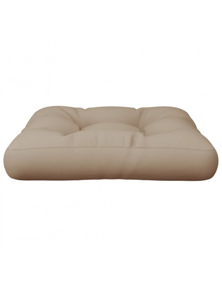 Cuscino per Pallet Tortora 60x60x12 cm in Tessuto