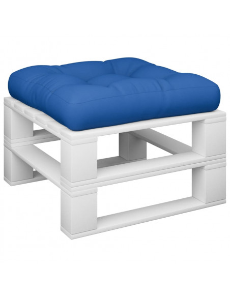 Cuscino per Pallet Blu Reale 60x60x12 cm in Tessuto