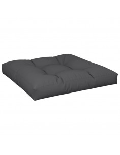 Cuscino per Pallet Nero 70x70x12 cm in Tessuto 2