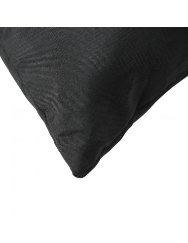 Cuscini per Divano 4 pz Neri 40x40 cm in Tessuto