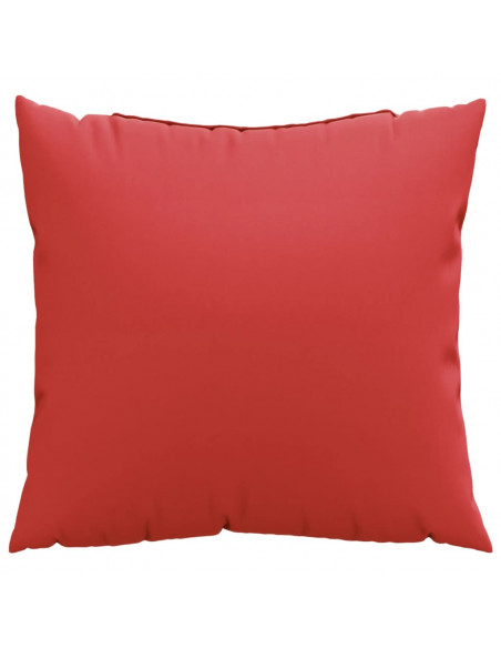Cuscini per Divano 4 pz Rossi 50x50 cm in Tessuto