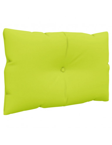 Cuscini per Divani in Pallet 2 pz Verde Intenso in Tessuto