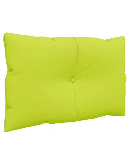 Cuscini per Divani in Pallet 2 pz Verde Intenso in Tessuto