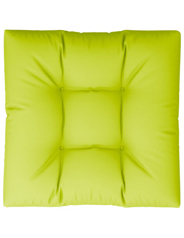 Cuscino per Divano Pallet Verde Brillante 80x80x12 cm