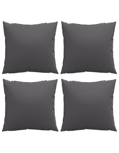 Cuscini per Divano 4 pz Antracite 50x50 cm in Tessuto