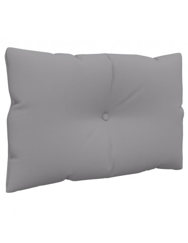 Cuscini per Pallet 2 pz Grigi in Tessuto