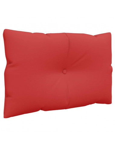 Cuscini per Pallet 2 pz Rossi in Tessuto