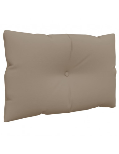 Cuscini per Pallet 2 pz Tortora in Tessuto