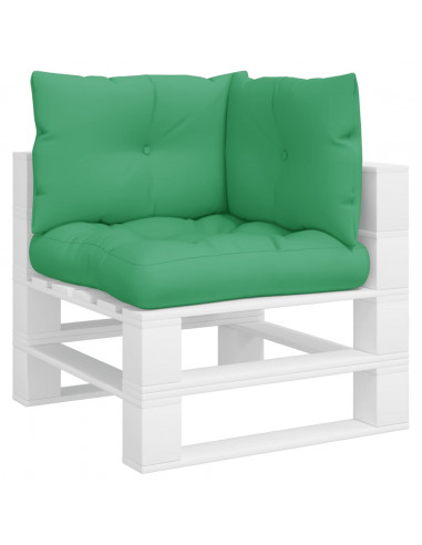 Cuscini per Pallet 3 pz Verdi in Tessuto