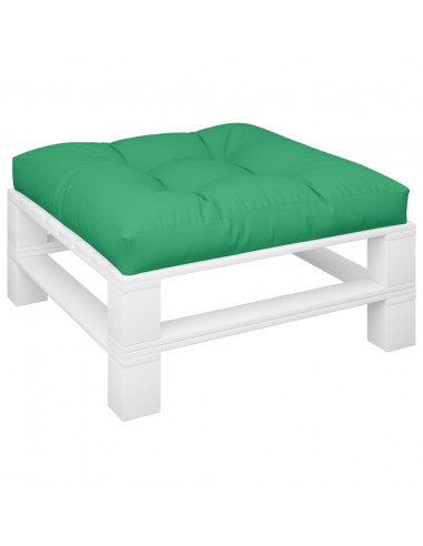 Cuscino per Pallet Verde 80x80x12 cm in Tessuto