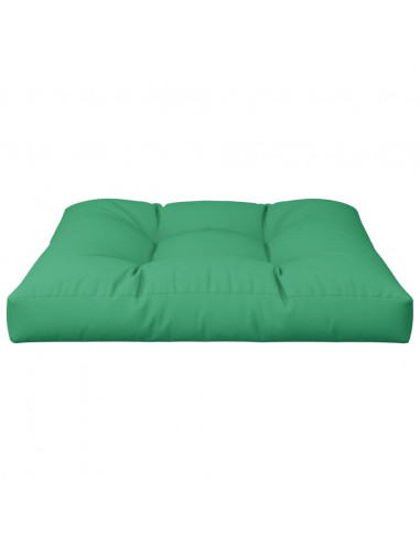 Cuscino per Pallet Verde 80x80x12 cm in Tessuto