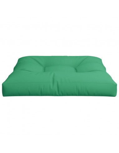 Cuscino per Pallet Verde 80x80x12 cm in Tessuto