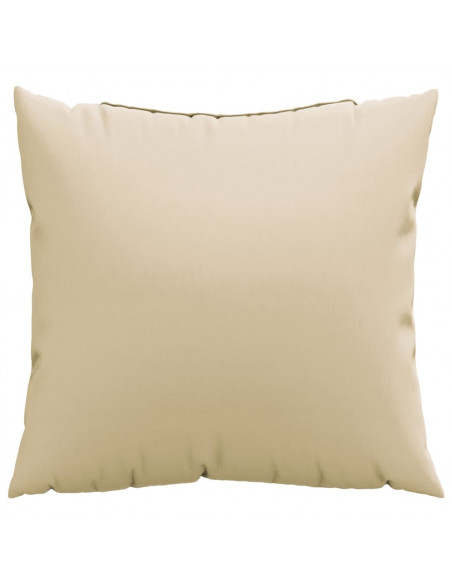 Cuscini per Divano 4 pz Beige 50x50 cm in Tessuto