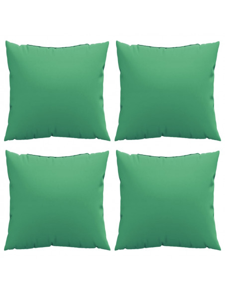Cuscini per Divano 4 pz Verdi 50x50 cm in Tessuto