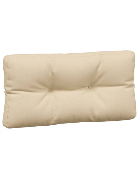Cuscini per Pallet 5 pz Beige in Tessuto