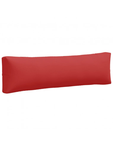 Cuscini per Pallet 2 pz Rossi in Tessuto