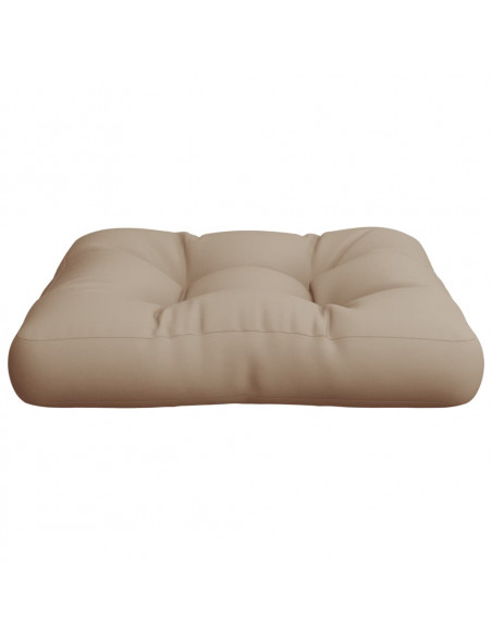 Cuscino per Pallet Tortora 58x58x10 cm in Tessuto