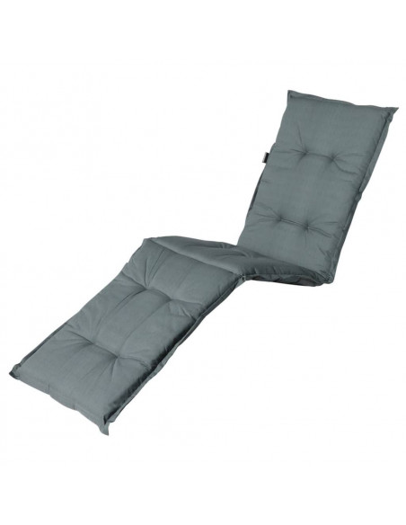Madison Cuscino per Lettino Prendisole Basic 200x60 cm Grigio