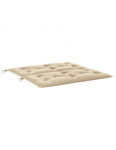 Cuscini Panca da Giardino 2pz Beige 100x50x7cm Tessuto Oxford