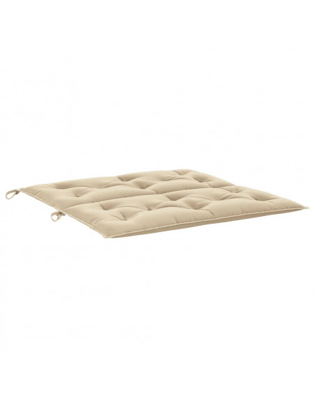 Cuscini Panca da Giardino 2pz Beige 100x50x7cm Tessuto Oxford