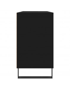 Mobile da Bagno Nero 80x33x60 cm in Legno Multistrato 2