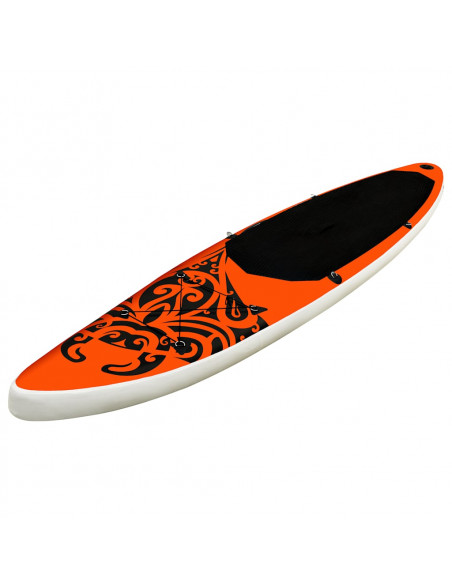 Set Tavola Gonfiabile da SUP 366x76x15 cm Arancione