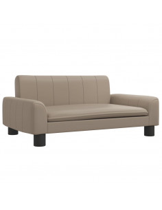 Lettino per Cani Cappuccino 70x45x30 cm in Similpelle 2