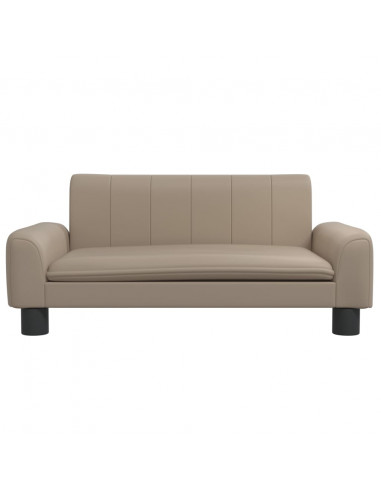 Lettino per Cani Cappuccino 70x45x30 cm in Similpelle