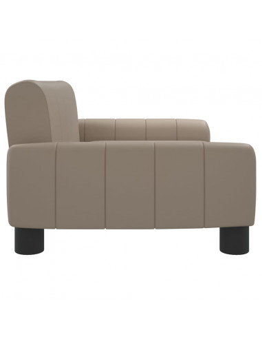Lettino per Cani Cappuccino 70x45x30 cm in Similpelle
