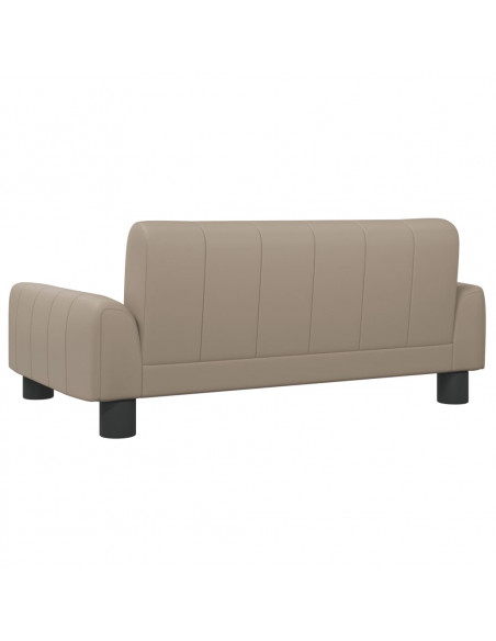 Lettino per Cani Cappuccino 70x45x30 cm in Similpelle