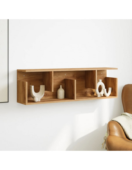 Mobile a Parete 100x20x30 cm Artigianale in Legno Multistrato