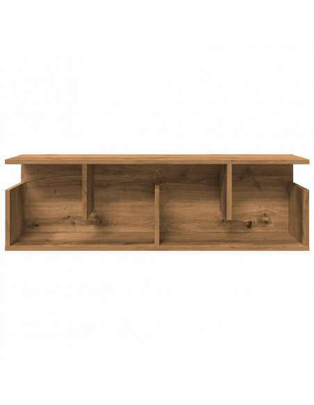 Mobile a Parete 100x20x30 cm Artigianale in Legno Multistrato