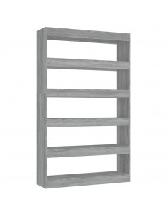 Libreria/Divisorio Grigio Sonoma 100x30x166 cm 2