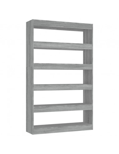 Libreria/Divisorio Grigio Sonoma 100x30x166 cm