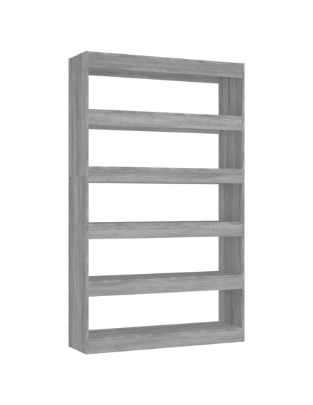 Libreria/Divisorio Grigio Sonoma 100x30x166 cm