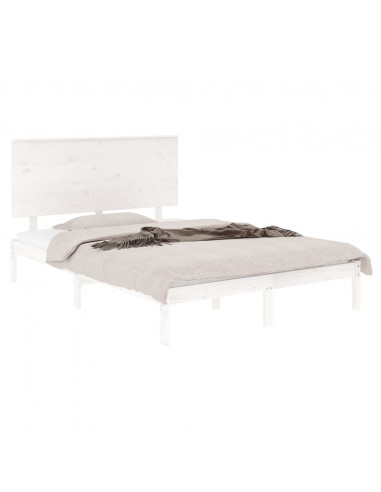 Giroletto Bianco in Legno Massello di Pino 120x200 cm